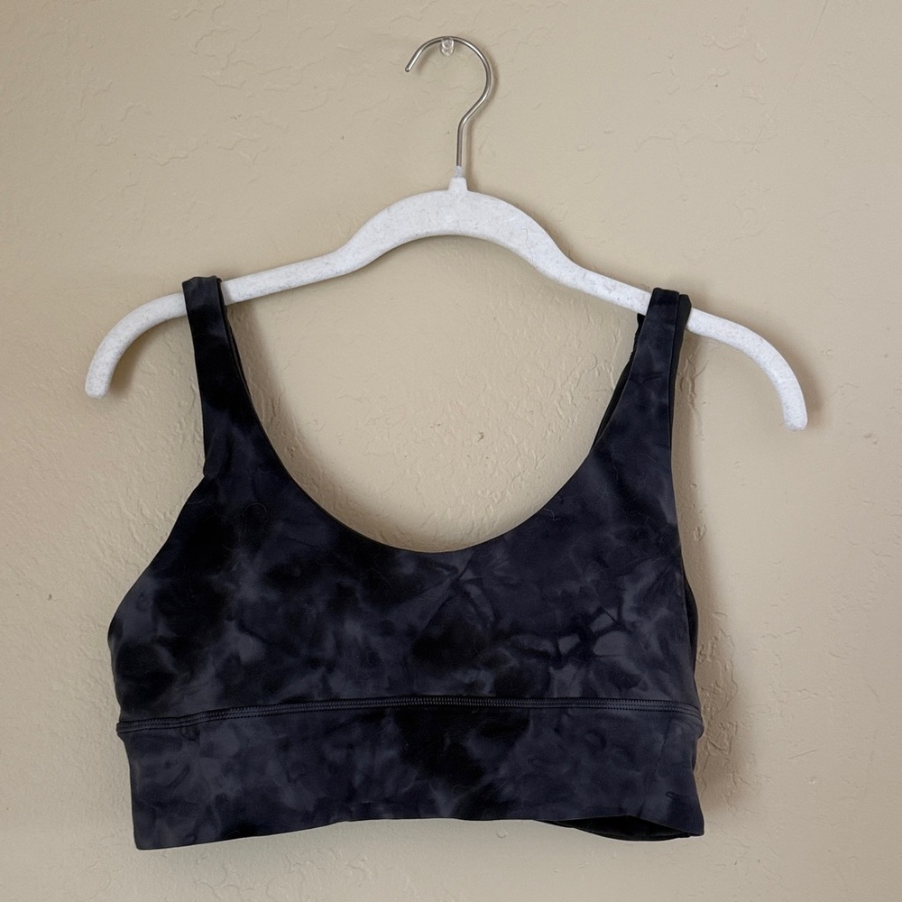 lululemon athletica Black Tie-Dye Bra